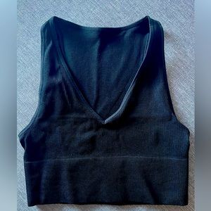 Yoga Basic Seamless Softness Ribbed Knit sports tank